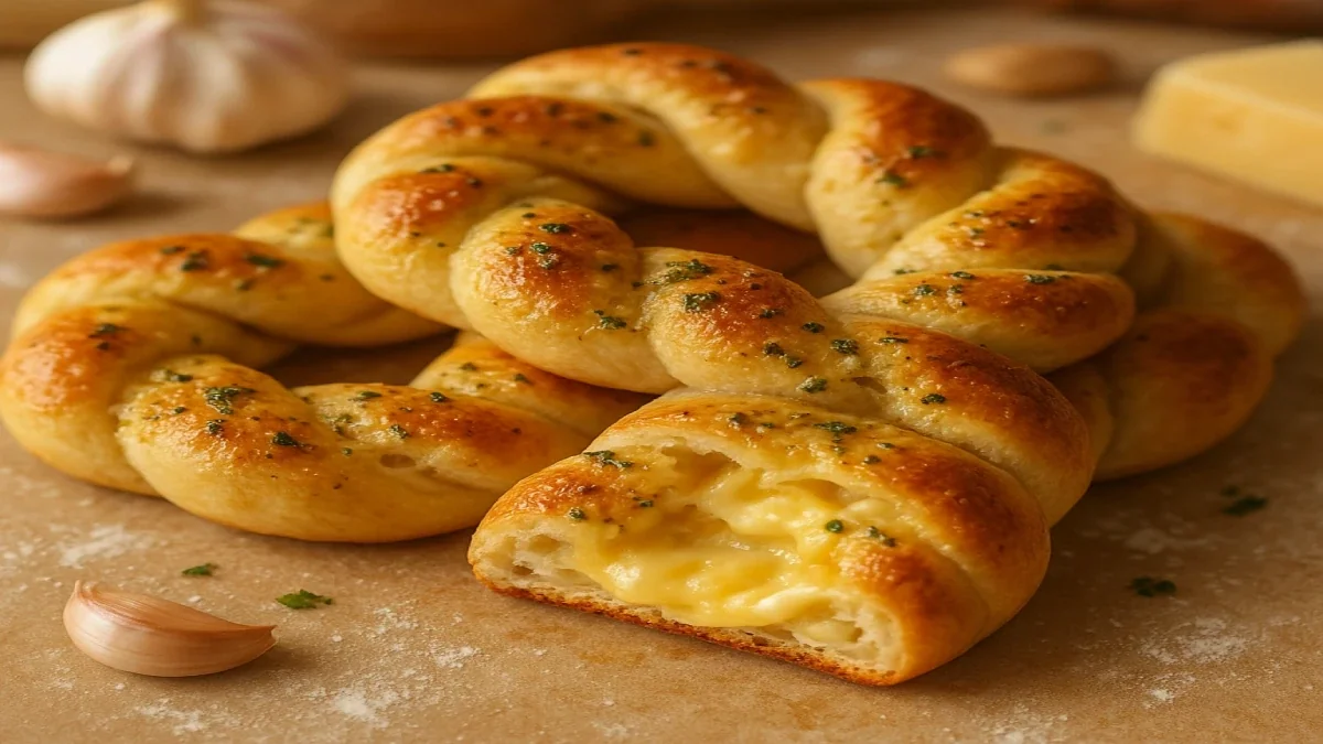 Tranças Venezuelanas com Manteiga de Alho e Queijo: Sabor e Tradição em Cada Pedaço!