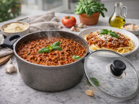 Caçarola Antiaderente com Revestimento em Granito - 4.4L - Imagem do produto