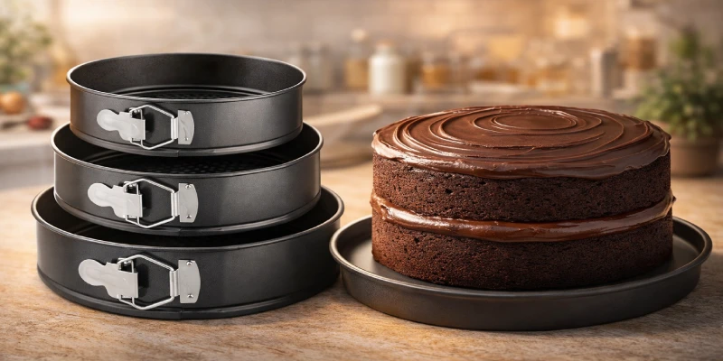 Kit 3 Formas Fundo Removível Antiaderente - Ideal para Bolos - Imagem do produto